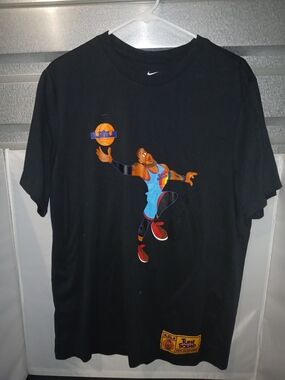 Nike LeBron James Space Jam Tune Squad Dri-FIT Graphic Shirt Black Size L
